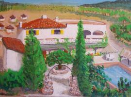 Mas Blauet - Finca with 2 holiday houses and shared pool: Rasquera'da bir otoparklı otel