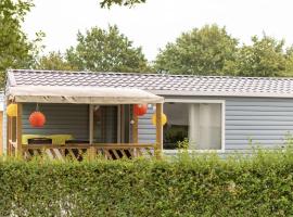 Comfortable chalet with microwave on a holiday park 1 km from the beach, cabin in Koudekerke
