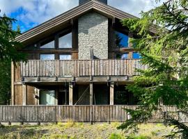 Modern ap next to the ski stadium, alpine slope, apartment in Sjusjøen