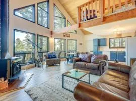 Stylish Angel Fire Cabin with Deck - 2 Mi to Ski Mtn