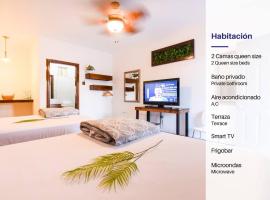 Habitación doble playa bonita-calle 13-bar. wow, hotel a Puerto Peñasco