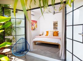 King bed, Kitchenette, Air Conditioning, Pool, Fast WiFi - Aire at Casa Calavera, hotel a San Francisco