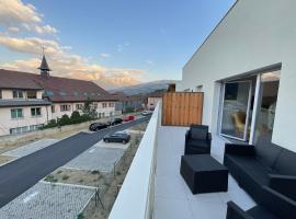 Appartement au pied du Mont-Blanc 2!, hotell med parkering i Sallanches