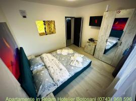 Apartament cu 2 dormitoare decomandat/Utilat acceptam plata cu cardul oferim factura, hotel din Botoşani