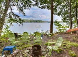 Waterfront Fayette Vacation Rental on Parker Pond!, hotel with parking in Fayette