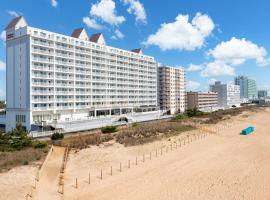 Hilton Garden Inn Ocean City Oceanfront, viešbutis Ošen Sityje, netoliese – Ocean City pakrantės alėja