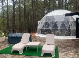 Tres Lunas Domo, luxury tent in Mazamitla