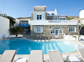 Voula Apartments & Rooms, hotell i Agios Ioannis, Mykonos