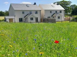 Family Country Cottage with Stunning Mountain View sleeps 12, hotel em Myddfai