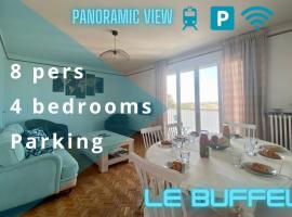 Le Buffel - Appartement 4 chambres, Parking, Wi-fi, Tram - 8pers, hotel vicino alla spiaggia a Montpellier