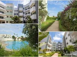 Appartement de luxe sécurisée, calm, privée avec piscine