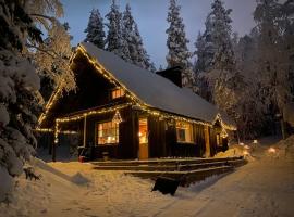 Jänkkärinne Cozy cabin Levi, Lapland, hotell i Kittilä