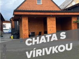 Chata s vírivkou, rumah liburan di Liptovská Kokava
