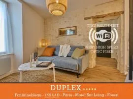 Appartement standing à 7min de Fontainebleau centre, 3min de Moret-sur-Loing et 45min de Paris (1min à pied de la gare)