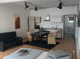 40 qm große Studiowohnung zentral gelegen in Groß-Umstadt، فندق في غروس أومشتات