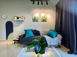 RiverView 8PAX 2BR in KBtown Netflix, Wi-Fi B-3A-5, sewaan penginapan di Kota Bahru