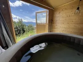 Appartement avec vue, jacuzzi, jardin privatif