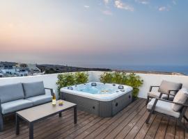 Private Penthouse with Heated Spa Bath Pembroke St Julians, hotel na plaži u gradu Pembruk