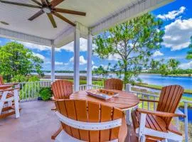 Riverfront Carrabelle Home with Furnished Patio!
