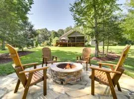 Riverfront Cullowhee Home with Fire Pit!