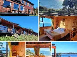 Hotel y Cabañas Terrazas Vista al Mar hct、アンクードのシャレー