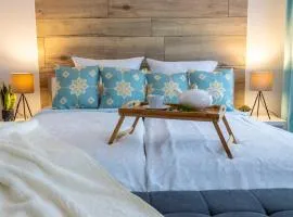 Design Apartment- 24h Self-Check-in - GONDWANA Park - bis 4 Pers - Parkplatz - WiFi - Balkon -Terrasse - In Weihernähe - Radwege