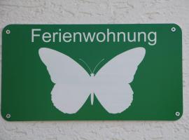 Ferienwohnung Schmetterling – tani hotel w mieście Borgentreich
