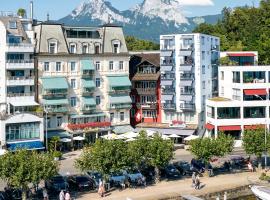 Hotel Schmid & Alfa, hotell i Brunnen