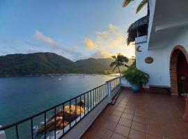 Villa frente al mar en Yelapa para 6 personas、イェラパのホテル