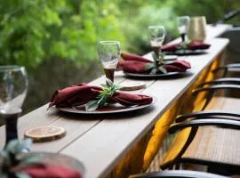 "Tree-Mendous Fun" Family Treehouse with 20ft Slide Near Dollywood & Pigeon Forge