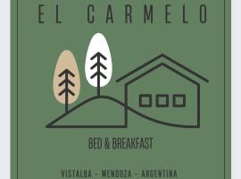 El Carmelo Bed & Breakfast, отель в городе Вистальба