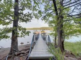 Lake Eufaula Retreat with Boat Slip and Fireplace!