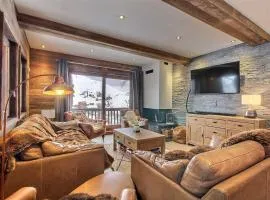 Chalet rénové au pied des pistes avec balcon et cheminée - FR-1-455-231