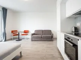 AuriApartments Libeň nový byt 1kk s garáží