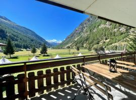 Mountain magic apartment for 6 Near Zermatt, hotell med parkering i Täsch