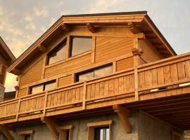 Chalet deS'AMY et sa terrasse pour 8/10 personnes, chalet de monta&ntilde;a en Font-Romeu-Odeillo-Via