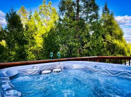 Honeybee Hive HOT TUB BBQ 8 minutes to Bass Lake Sleeps up to 6, apartament din North Fork
