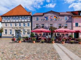 Hotel Am Markt & Brauhaus Stadtkrug, ξενοδοχείο σε Ueckermunde