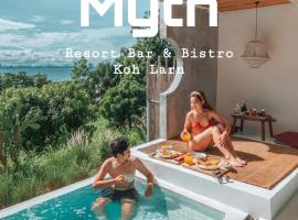 Myth Koh Larn resort bar and bistro, poilsio kompleksas mieste Ko Larn