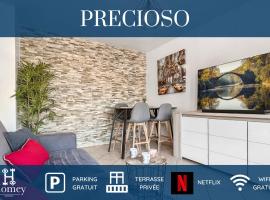 HOMEY PRECIOSO - Terrasse privée - Wifi et Netflix, hotel bajet di Vétraz-Monthoux