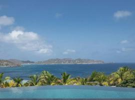 Breathtaking 6 BR Villa with Infinity Pool, hotel in Pointe Milou