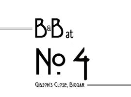 B&B at No 4, отель в городе Биггар