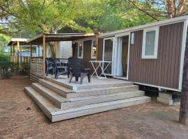 Mobilhome 6 à 8 personnes camping 4 etoiles, campingplads i Saint-Cyprien