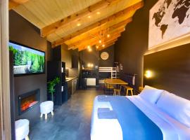 Modern Black Studio Penthouse En Valle De Incles - Parking Gratis, apartment in Canillo