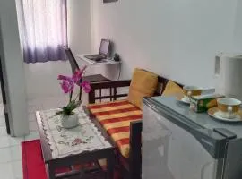 Apartemen 32 m2 dengan 2 kamar tidur dan 1 kamar mandi pribadi di Gresik