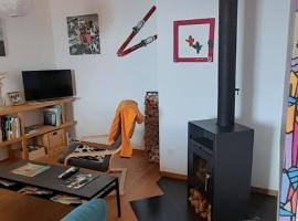 Appartement CHENILLE charmant 2 pièces plein pied avec jardin et vue magnifique, dovolenkový prenájom v destinácii Leysin