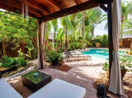 Tropical Paradise, hytte i Fort Lauderdale
