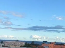 Apartamento Peruíbe com vista para o mar