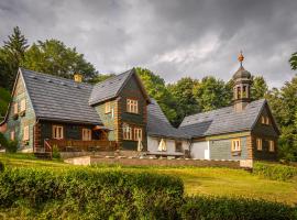 Chata Zvoneček, chalet i Jiřetín pod Jedlovou