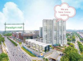 A0803 Platino walking ParadigmMall TVbox By STAY, hotel v destinaci Johor Bahru